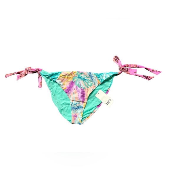 BAR III copacabana side tie floral print bikini bottoms size XL NWT - Picture 1 of 4